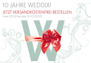 weddix Jubil�um - 10 Jahre weddix.de!